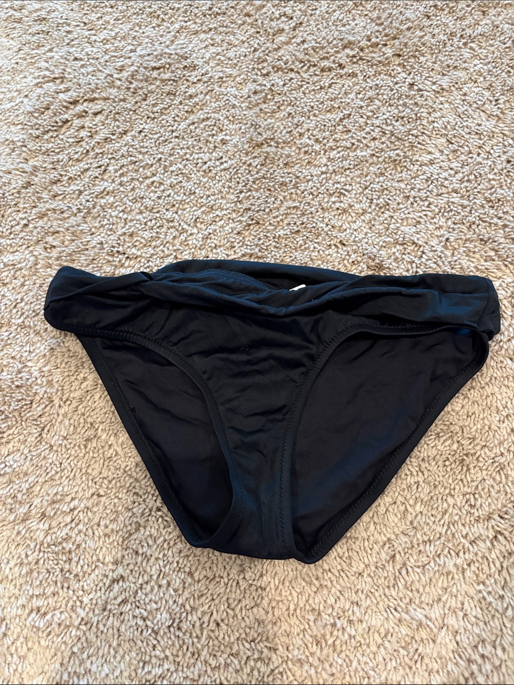J. Crew foldover twist front swim bottom